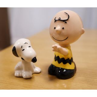 ピーナッツ(PEANUTS)のPEANUTS スヌーピー&チャーリーブラウン  ソルト&ペッパー(キャラクターグッズ)