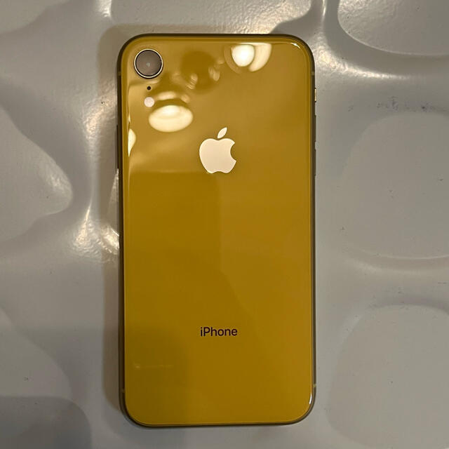 iPhone XR Yellow 128 GB SIMフリー 美品 セール価格 スマホ/家電