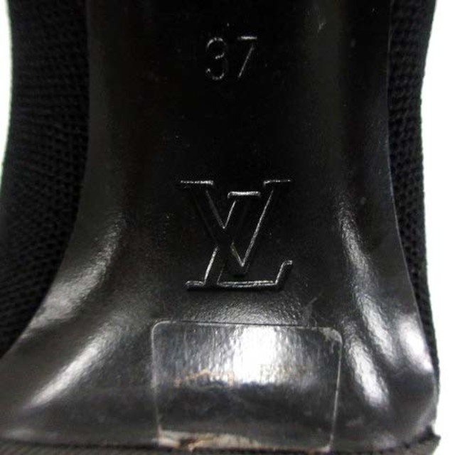 LOUIS VUITTON(ルイヴィトン)のルイヴィトンシルエット・ライン アンクルブーツ 37 23.5cm 黒 レディースの靴/シューズ(ブーツ)の商品写真