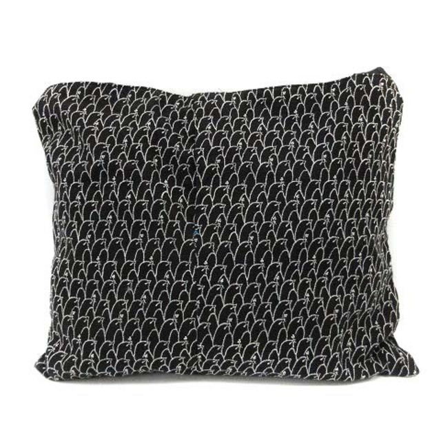 mina perhonen(ミナペルホネン)のミナペルホネン ショルダーバッグ リネン 麻 刺繍 黒 ブラック レディースのバッグ(ショルダーバッグ)の商品写真