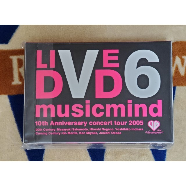 V6(ブイシックス)のV6  10thアニバコン 2005「musicmind」初回盤A DVD4枚組 エンタメ/ホビーのDVD/ブルーレイ(ミュージック)の商品写真