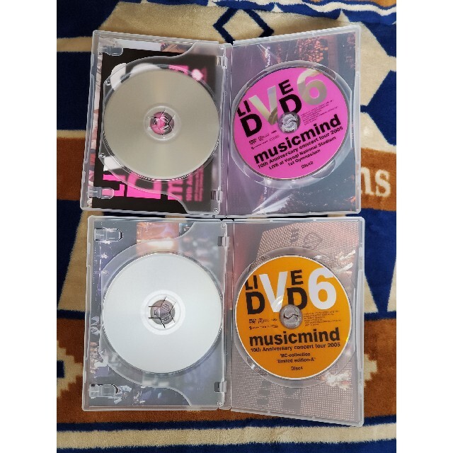 V6 10thアニバコン 2005「musicmind」初回盤A DVD4枚組