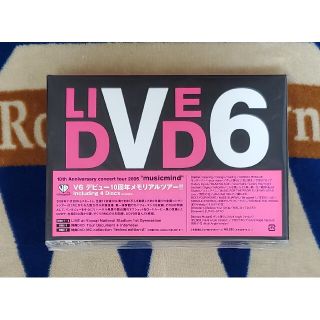 ブイシックス(V6)のV6  10thアニバコン 2005「musicmind」初回盤A DVD4枚組(ミュージック)