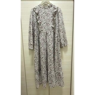 ダブルクローゼット(w closet)のw closet 花柄ワンピース(ロングワンピース/マキシワンピース)