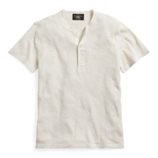 ダブルアールエル Tシャツ・カットソー(メンズ)（ヘンリーネック）の