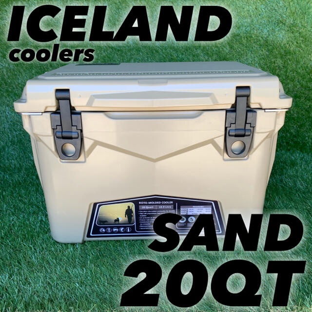 クリアランスセール‼️アイスランドクーラーボックス 20QT サンド