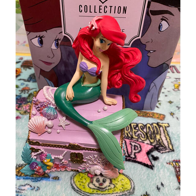 Disney(ディズニー)のJ様ご専用🧜‍♀️ディズニーアリエル宝石箱小物入れ🌟新品 エンタメ/ホビーのおもちゃ/ぬいぐるみ(キャラクターグッズ)の商品写真