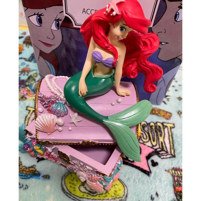 Disney(ディズニー)のJ様ご専用🧜‍♀️ディズニーアリエル宝石箱小物入れ🌟新品 エンタメ/ホビーのおもちゃ/ぬいぐるみ(キャラクターグッズ)の商品写真