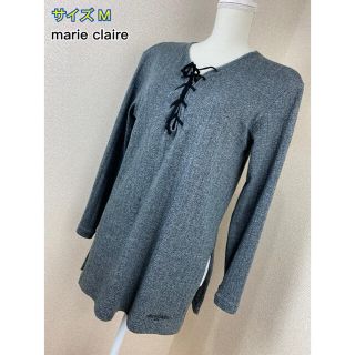 マリクレール(Marie Claire)のmarie claire 長袖カットソー   肩パッド有り☆ お尻隠しに?◎(カットソー(長袖/七分))