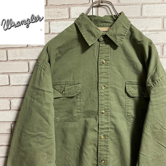 Wrangler(ラングラー)の90s 古着 ラングラー BDシャツ 2XL ビッグシルエット ゆるだぼ メンズのトップス(シャツ)の商品写真