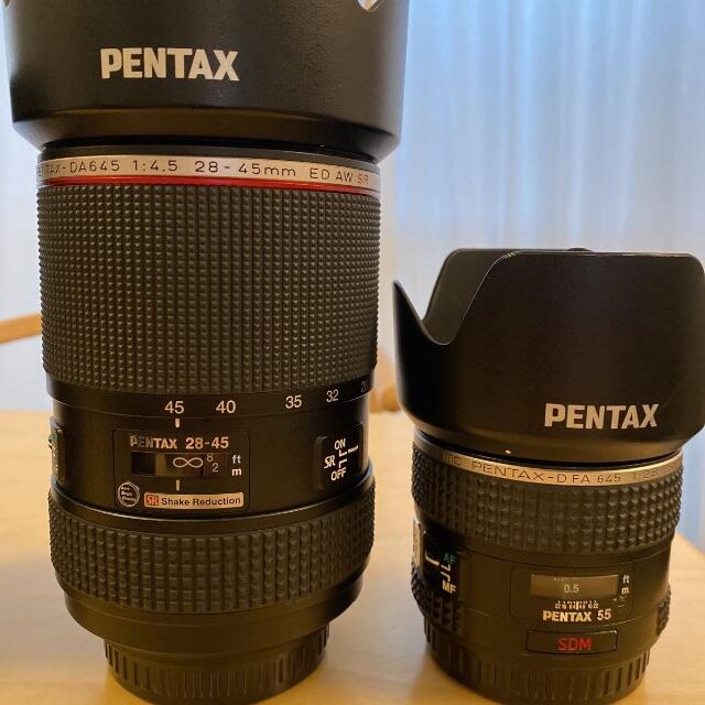 PENTAX(ペンタックス)のHD PENTAX-DA645 28-45mmF4.5ED AW SR スマホ/家電/カメラのカメラ(デジタル一眼)の商品写真