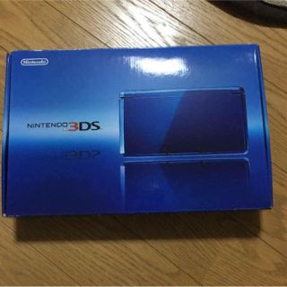 ニンテンドウ(任天堂)の3DS コバルトブルー美品(携帯用ゲーム機本体)