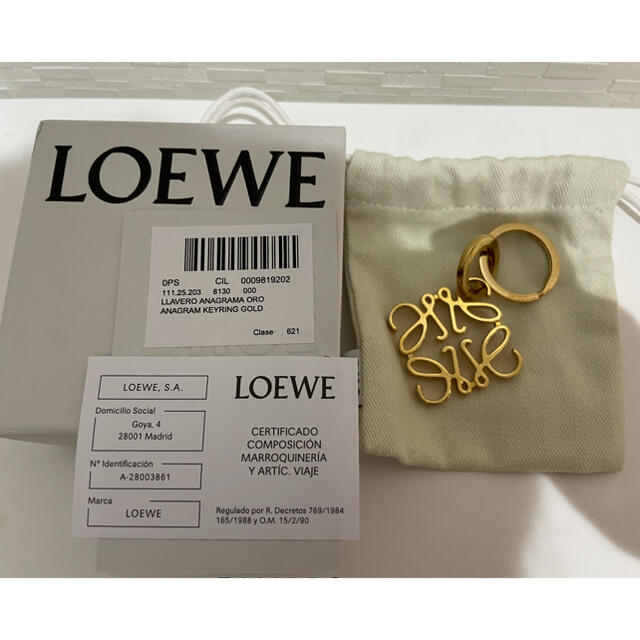 ロエベ、キーホルダーアナグラム 【時間指定不可】 35%割引 www