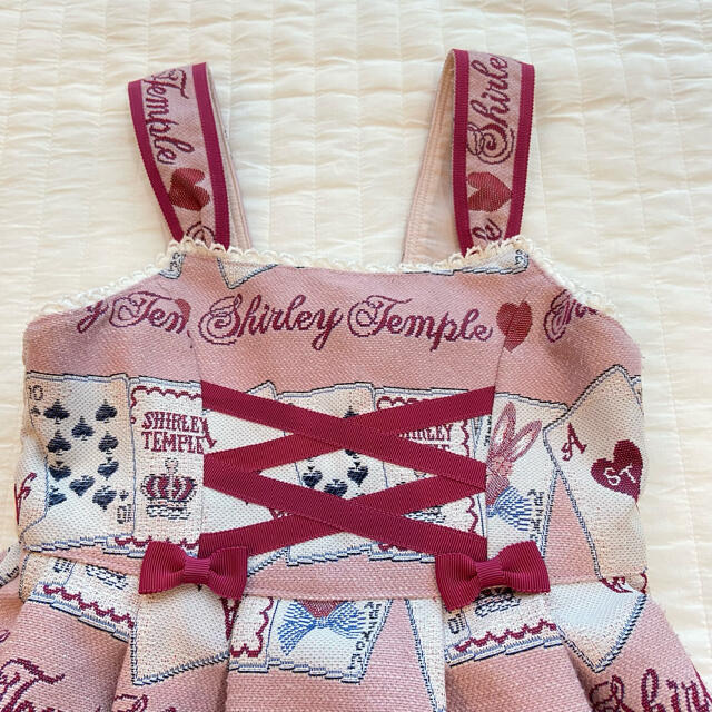 Shirley Temple(シャーリーテンプル)のシャーリーテンプル　トランプジャガードJSK 110サイズ キッズ/ベビー/マタニティのキッズ服女の子用(90cm~)(ワンピース)の商品写真