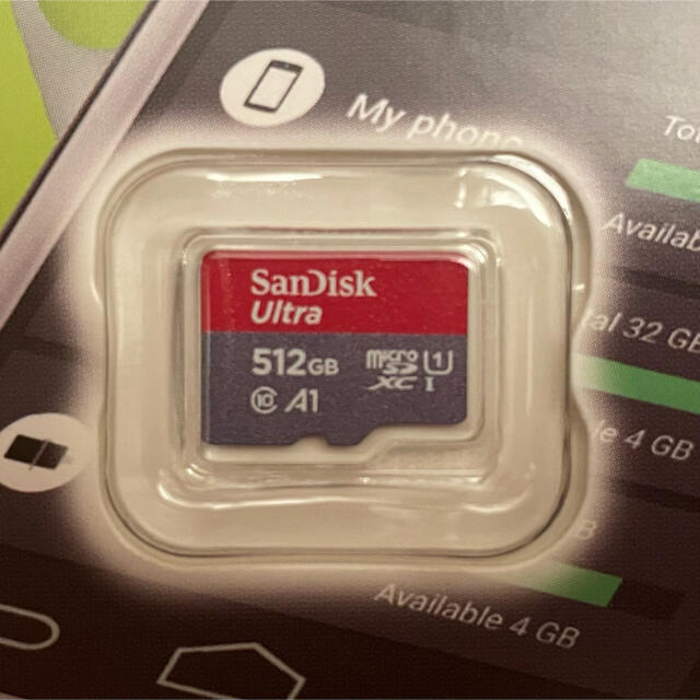 SanDisk(サンディスク)の【返金保証有】サンディスク マイクロSD Ultra512GB スマホ/家電/カメラのスマートフォン/携帯電話(その他)の商品写真