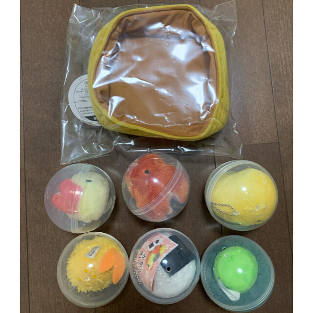 ガチャ お弁当のぬいぐるみ 全6種 コンプ バスケット お弁当のぬいぐるみ ガチャ ブロッコリー5個