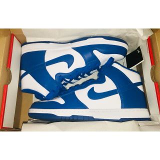 ナイキ(NIKE)のNIKE DUNK HIGH GAME ROYAL 27.5cm 黒タグ付き新品(スニーカー)