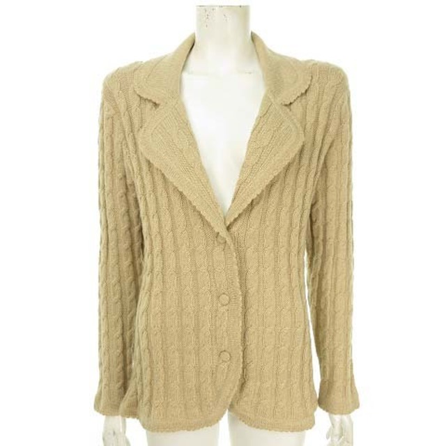 セール品 ROYAL ALPACA 100 花柄 総柄 ニット カーディガン L www