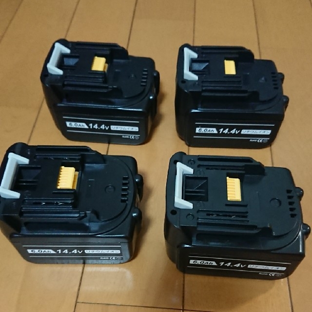 マキタ互換14.4Vバッテリー4個-