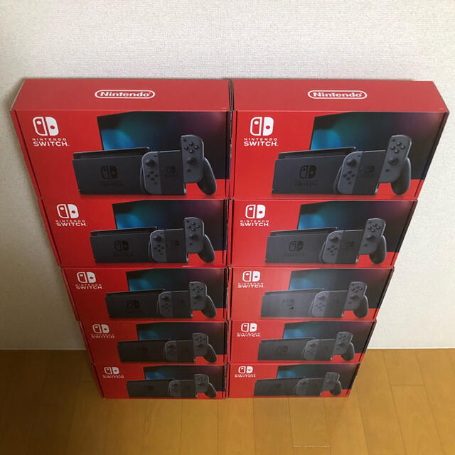 10台　ニンテンドースイッチ　グレー　nintendo switch 新品未開封エンタメ/ホビー