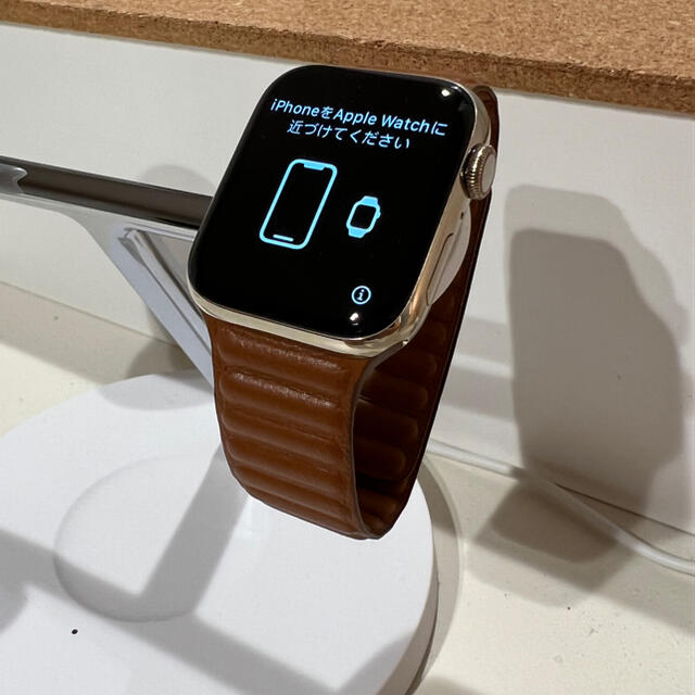 【美品】Apple Watch series 6 44mm ゴールドステンレスステンレス色