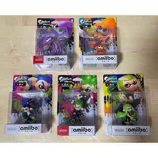 ニンテンドウ(任天堂)の【未開封新品】amiibo 5点セット スプラトゥーンシリーズ(ゲームキャラクター)