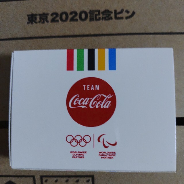 コカ・コーラ(コカコーラ)の東京2020記念ピン　聖火 エンタメ/ホビーのコレクション(ノベルティグッズ)の商品写真