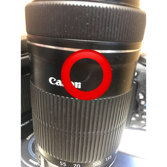 Canon(キヤノン)のcanon eos kiss x7i ダブルズームキット スマホ/家電/カメラのカメラ(デジタル一眼)の商品写真