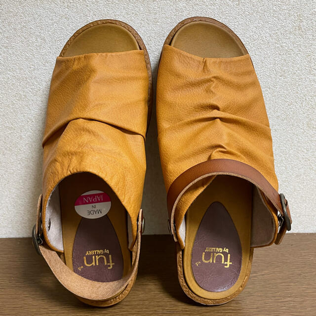 サンダル　橙色　LLサイズ レディースの靴/シューズ(サンダル)の商品写真