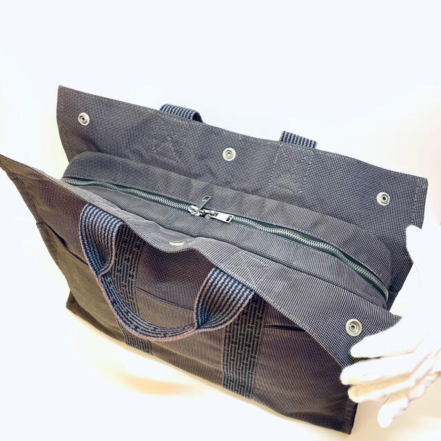 Hermes(エルメス)のクリフォード様専用　エルメス メンズ トートバック エールライン グレー メンズのバッグ(トートバッグ)の商品写真