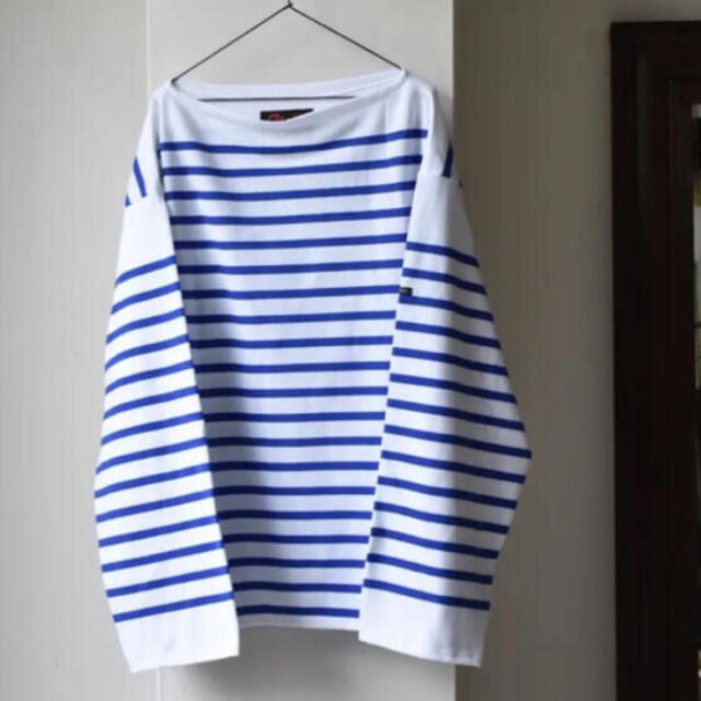 極美品　OUTIL TRICOT AAST [WHITE / BLUE]