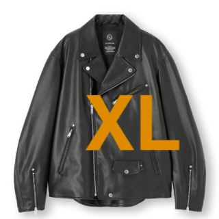 アンダーカバー(UNDERCOVER)のGU UNDERCOVER フェイクレザージャケット　XL(ライダースジャケット)