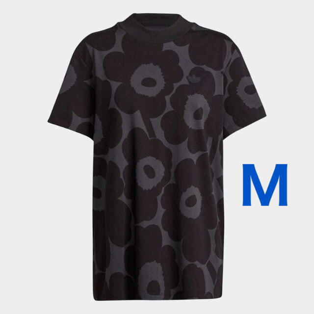 adidas(アディダス)の【M】アディダス マリメッコ 総柄フラワープリント ルーズTシャツウニッコ レディースのトップス(Tシャツ(半袖/袖なし))の商品写真