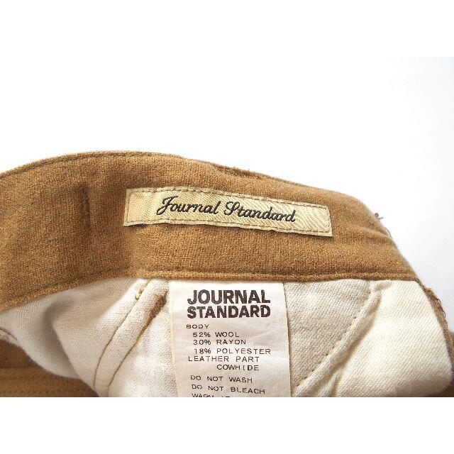 JOURNAL STANDARD(ジャーナルスタンダード)の美品 送料無料！　ジャーナルスタンダード キャメル ウール ワーク パンツ レディースのパンツ(ワークパンツ/カーゴパンツ)の商品写真