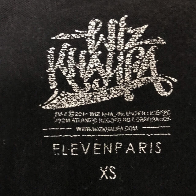 ELEVEN PARIS(イレブンパリ)の【US XS】eleven paris wiz khalifa Tシャツ メンズのトップス(Tシャツ/カットソー(半袖/袖なし))の商品写真