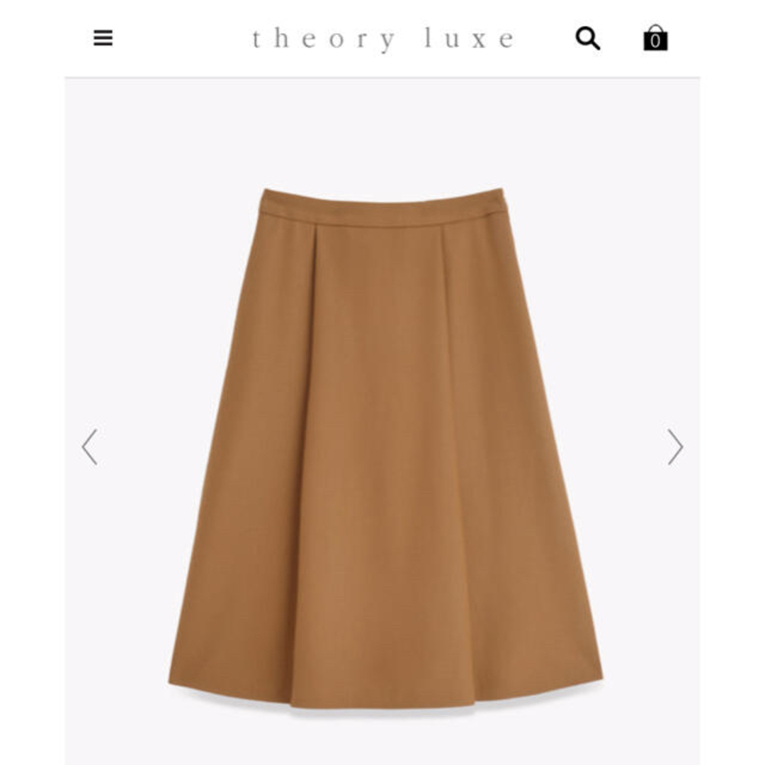 Theory luxe(セオリーリュクス)の✤2019AW セオリーリュクス theory luxe ウールミモレ丈スカート レディースのスカート(ひざ丈スカート)の商品写真