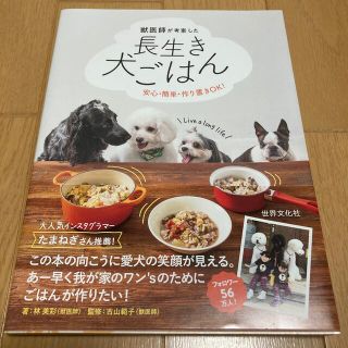 獣医師が考案した長生き犬ごはん 安心・簡単・作り置きＯＫ！(犬)