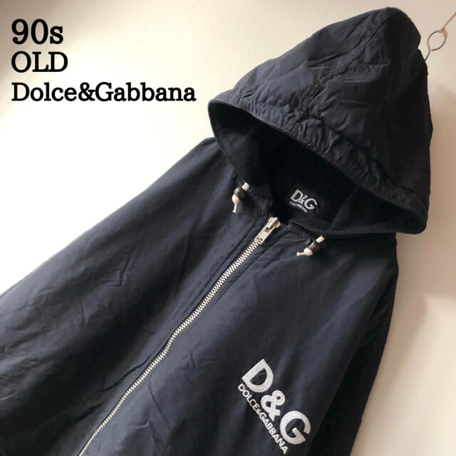 【超絶レア】 D&G ドルチェアンドガッパーナ 刺繍ロゴ マウンテンパーカー