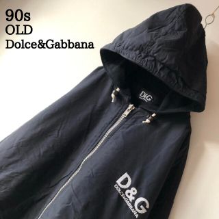 ドルチェアンドガッバーナ(DOLCE&GABBANA)の【超絶レア】古着 D&G ドルチェアンドガッパーナ 刺繍ロゴ マウンテンパーカー(マウンテンパーカー)