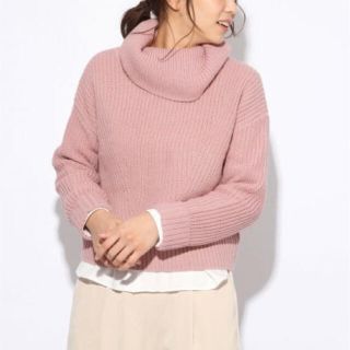 ローリーズファーム(LOWRYS FARM)の【ほぼ新品未使用】LOWRYS FARM タートルネックニット(ニット/セーター)