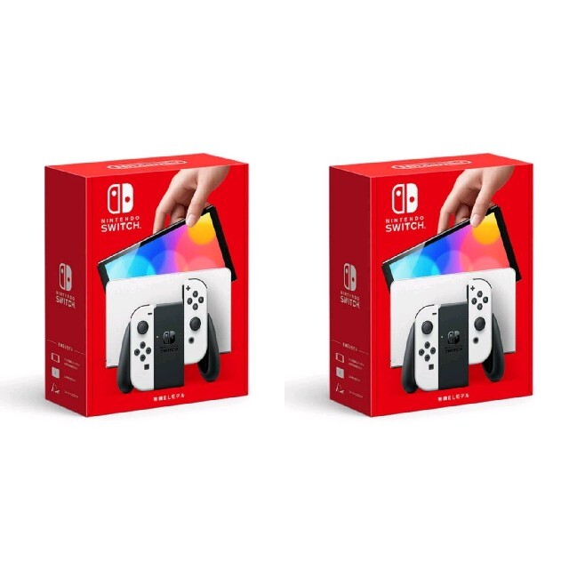 正規店仕入れの Nintendo Switch 有機EL ホワイト2台 新品未使用未開封