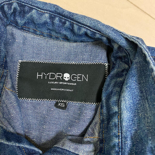 HYDROGEN(ハイドロゲン)のハイドロゲンデニムシャツXSサイズ メンズのトップス(シャツ)の商品写真