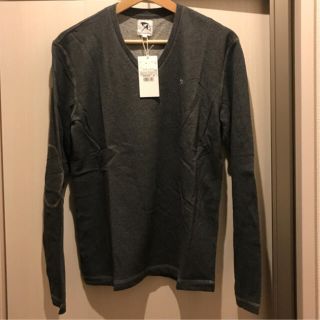 アーノルドパーマー(Arnold Palmer)の【未使用】arnold palmer timeless カットソー長袖 グレーM(Tシャツ/カットソー(七分/長袖))