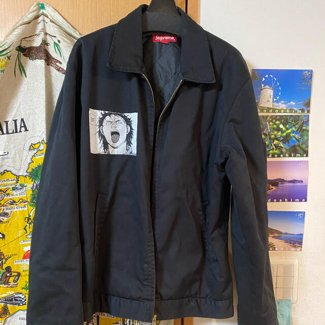 supreme akira work jacket black アキラ M