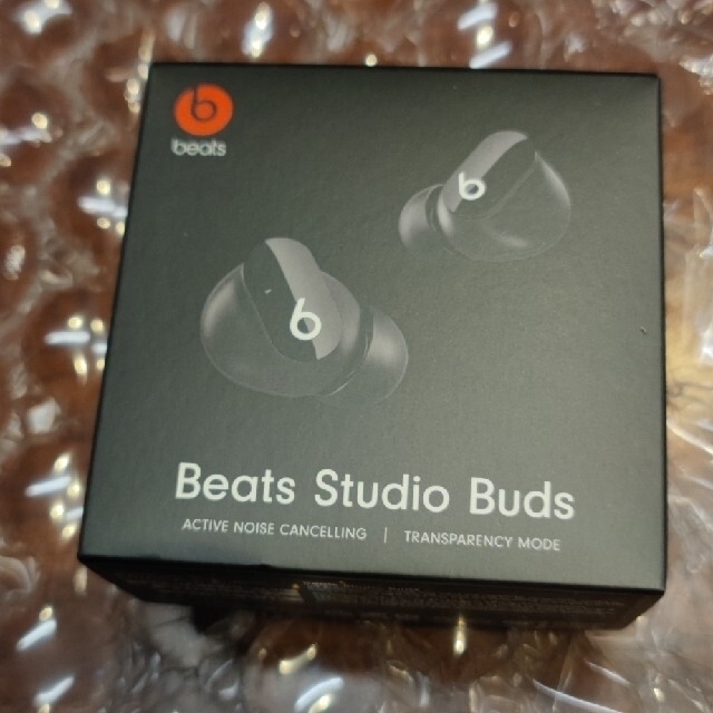 BEATS STUDIO BUDS★アップルApple★ブラック黒 新品未使用オーディオ機器