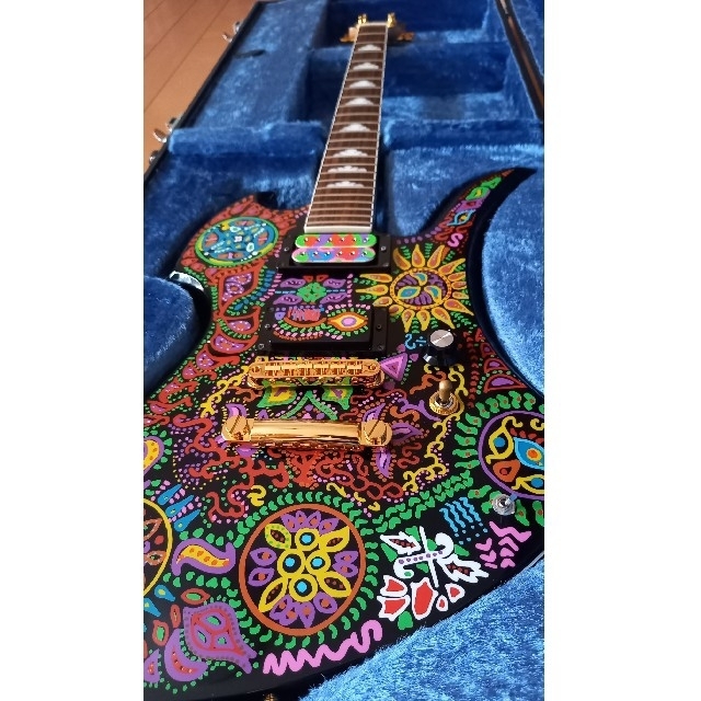 Fernandes(フェルナンデス)の日本製/美品/フェルナンデス製hideモデルギター『MG-165X　BLK/P』 楽器のギター(エレキギター)の商品写真