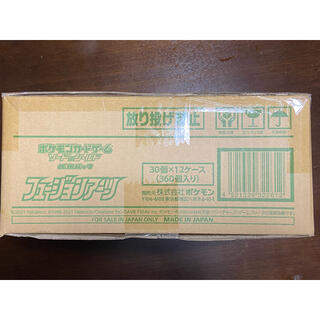 新品　1カートン ポケモンカード　フュージョンアーツ 12BOX