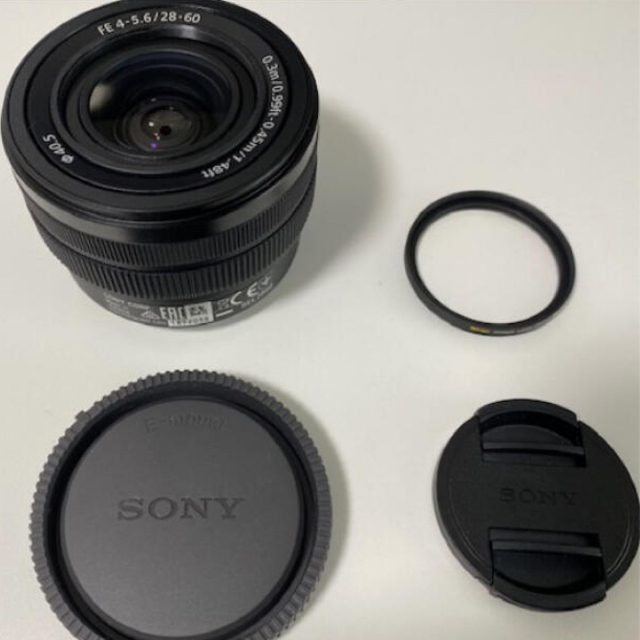 SONY(ソニー)の【使用ごく少】SONY FE28-60mm F4-5.6 SEL2860 スマホ/家電/カメラのカメラ(レンズ(ズーム))の商品写真