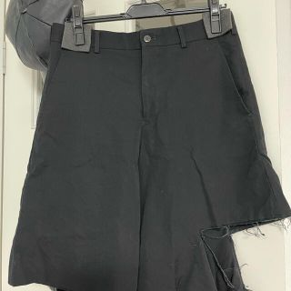 コムデギャルソンオムプリュス(COMME des GARCONS HOMME PLUS)のCOMME des HARCONS HOME PLUS 断ち切りキュロットパンツ(ショートパンツ)