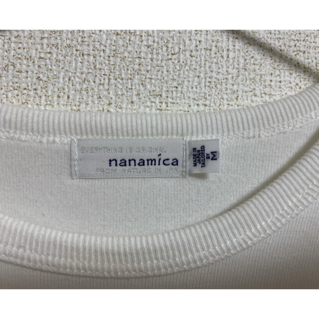 nanamica(ナナミカ)の美品　nanamica COOLMAX®Jersey L/S Tee M 白 メンズのトップス(Tシャツ/カットソー(七分/長袖))の商品写真